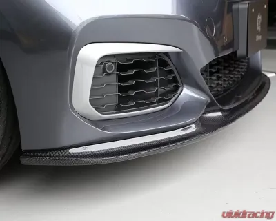 3D Design Carbon Fiber Front Lip Spoiler for BMW F20 1-Series LCI M-Sport 2012-2018 - 3101-22031
