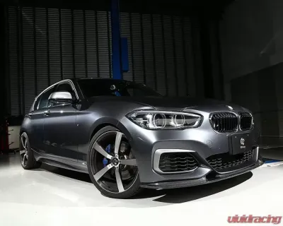 3D Design Carbon Fiber Front Lip Spoiler for BMW F20 1-Series LCI M-Sport 2012-2018 - 3101-22031