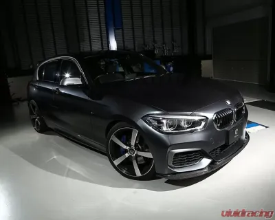 3D Design Carbon Fiber Front Lip Spoiler for BMW F20 1-Series LCI M-Sport 2012-2018 - 3101-22031