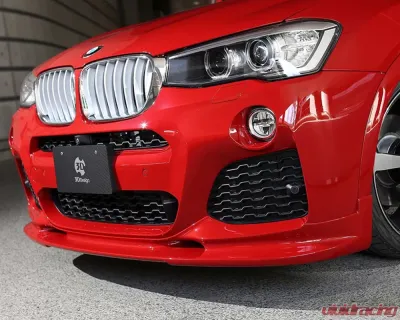 3D Design Urethane Front Lip Spoiler BMW F26 X4 M-Sport | F25 X3 M-Sport 2013-2018 - 3101-22611