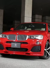 3D Design Urethane Front Lip Spoiler BMW F26 X4 M-Sport | F25 X3 M-Sport 2013-2018                                     - 3101-22611 - Image 4