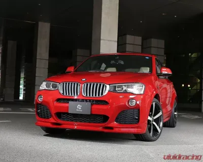 3D Design Urethane Front Lip Spoiler BMW F26 X4 M-Sport | F25 X3 M-Sport 2013-2018 - 3101-22611