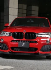 3D Design Carbon Fiber Front Lip Spoiler BMW F26 X4 M-Sport 2013-2018                                     - 3101-22621 - Image 11