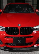 3D Design Carbon Fiber Front Lip Spoiler BMW F26 X4 M-Sport 2013-2018                                     - 3101-22621 - Image 7
