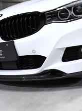 3D Design Carbon Fiber Front Lip Spoiler for BMW F34 3-Series GT M-Sport 2013-2018                                     - 3101-23421 - Image 5
