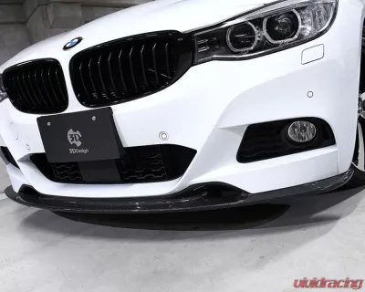 3D Design Carbon Fiber Front Lip Spoiler for BMW F34 3-Series GT M-Sport 2013-2018 - 3101-23421