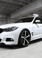 3D Design Carbon Fiber Front Lip Spoiler for BMW F34 3-Series GT M-Sport 2013-2018                                     - 3101-23421 - Image 4