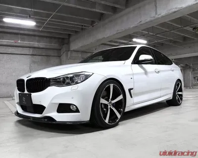 3D Design Carbon Fiber Front Lip Spoiler for BMW F34 3-Series GT M-Sport 2013-2018 - 3101-23421