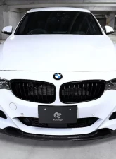 3D Design Carbon Fiber Front Lip Spoiler for BMW F34 3-Series GT M-Sport 2013-2018                                     - 3101-23421 - Image 5