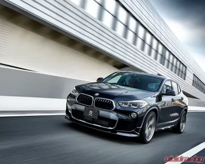 3D Design Carbon Fiber Front Lip Spoiler - 3101-23911