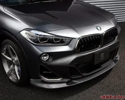 3D Design Carbon Fiber Front Lip Spoiler BMW F39 X2 M-Sport 2018-2023 - 3101-23921