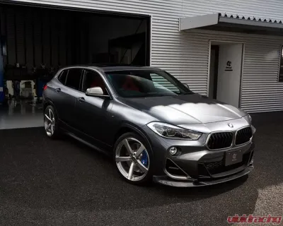 3D Design Carbon Fiber Front Lip Spoiler BMW F39 X2 M-Sport 2018-2023 - 3101-23921