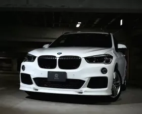 3D Design Urethane Front Lip Spoiler BMW F48 X1 M-Sport 2016-2023