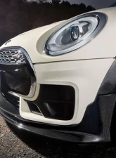 3D Design Carbon Fiber Front Lip Spoiler Mini Cooper Clubman JCW F54 2007-2010                                     - 3101-25411 - Image 4