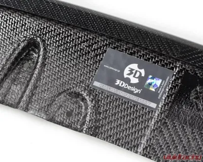 3D Design Carbon Fiber Front Lip Spoiler - 3101-28211