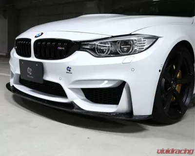 3D Design Carbon Fiber Front Lip Spoiler - 3101-28211