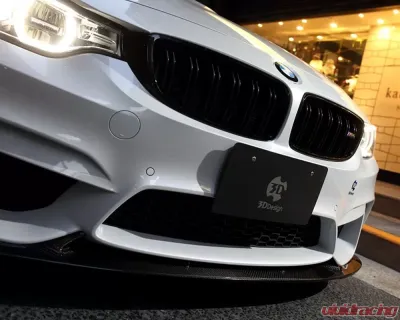 3D Design Carbon Fiber Front Lip Spoiler - 3101-28211