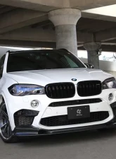 3D Design Carbon Fiber Front Lip Spoiler BMW F85 X5M 2016-2019                                     - 3101-28511 - Image 9