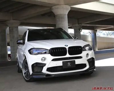 3D Design Carbon Fiber Front Lip Spoiler BMW F85 X5M 2016-2019 - 3101-28511