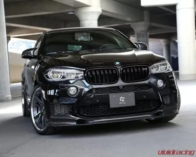 3D Design Carbon Fiber Front Lip Spoiler BMW F86 X6M 2015-2018 - 3101-28611