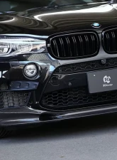 3D Design Carbon Fiber Front Lip Spoiler BMW F86 X6M 2015-2018                                     - 3101-28611 - Image 7