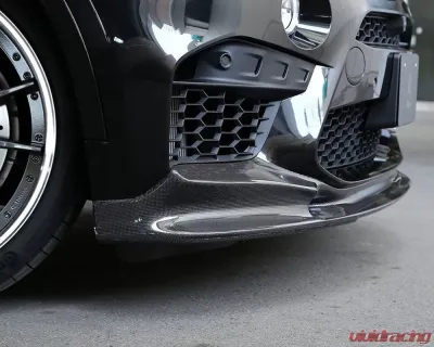 3D Design Carbon Fiber Front Lip Spoiler BMW F86 X6M 2015-2018 - 3101-28611