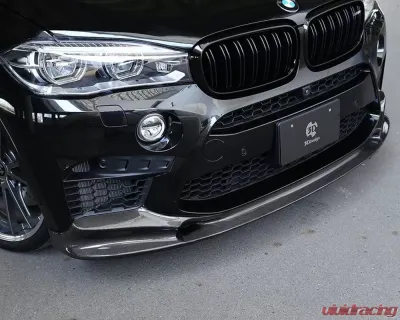 3D Design Carbon Fiber Front Lip Spoiler BMW F86 X6M 2015-2018 - 3101-28611