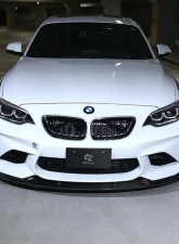 3D Design Carbon Fiber Front Lip Spoiler Only BMW F87 M2 2015-2018                                     - 3101-28711 - Image 4
