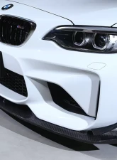 3D Design Carbon Fiber Front Lip Spoiler Only BMW F87 M2 2015-2018                                     - 3101-28711 - Image 6