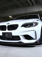 3D Design Carbon Fiber Front Lip Spoiler Only BMW F87 M2 2015-2018                                     - 3101-28711 - Image 7