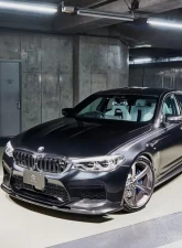 3D Design Pre-LCI Carbon Fiber Front Lip Spoiler BMW M5 F90 Non-LCI Only 2018-2022                                     - 3101-29011 - Image 4