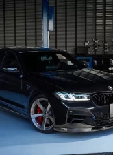 3D Design Carbon Fiber Front Lip Spoiler for BMW F90 M5 LCI (2018-2023)                                     - 3101-29021 - Image 12