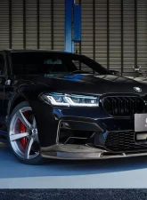 3D Design Carbon Fiber Front Lip Spoiler for BMW F90 M5 LCI (2018-2023)                                     - 3101-29021 - Image 14