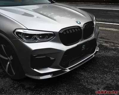 3D Design Carbon Fiber Front Lip Spoiler BMW F97 X3M Pre-LCI Models Only | F98 X4M Pre-LCI Models Only 2019-2025 - 3101-29711