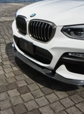 3D Design Carbon Fiber Front Lip Spoiler BMW G01 X3 M-Sport Pre-LCI Only | G01 X3 M40i Pre-LCI Only | G02 X4 M-Sport Pre-LCI 2018-2023                                     - 3101-30111 - Image 11