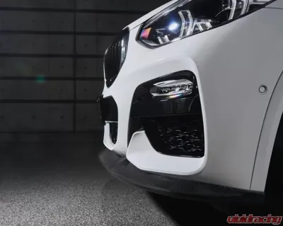 3D Design Carbon Fiber Front Lip Spoiler BMW G01 X3 M-Sport Pre-LCI Only | G01 X3 M40i Pre-LCI Only | G02 X4 M-Sport Pre-LCI 2018-2023 - 3101-30111