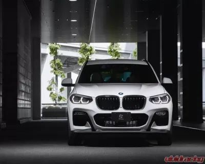 3D Design Carbon Fiber Front Lip Spoiler BMW G01 X3 M-Sport Pre-LCI Only | G01 X3 M40i Pre-LCI Only | G02 X4 M-Sport Pre-LCI 2018-2023 - 3101-30111