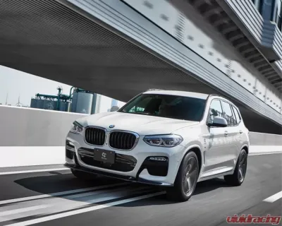 3D Design Carbon Fiber Front Lip Spoiler BMW G01 X3 M-Sport Pre-LCI Only | G01 X3 M40i Pre-LCI Only | G02 X4 M-Sport Pre-LCI 2018-2023 - 3101-30111