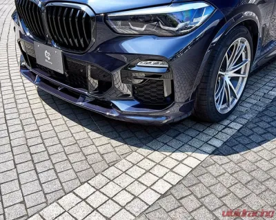 3D Design Carbon Fiber Front Lip Spoiler BMW X5 M 2019-2023 | X5 2020-2023 - 3101-30511