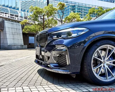 3D Design Carbon Fiber Front Lip Spoiler BMW X5 M 2019-2023 | X5 2020-2023 - 3101-30511
