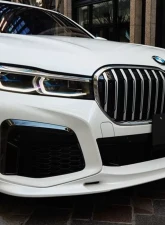 3D Design GFRP Front Lip Spoiler BMW G11 | G12 7-Series LCI M-Sport 2015-2023                                     - 3101-31121 - Image 8