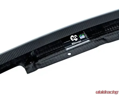 3D Design Carbon Fiber Front Lip Spoiler - 3101-38212