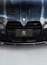 3D Design Carbon Fiber Front Lip Spoiler Set BMW M3 | M4 G80 | G82 2021-2025                                     - 3101-38222 - Image 11