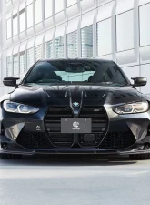 3D Design Carbon Fiber Front Lip Spoiler Set BMW M3 | M4 G80 | G82 2021-2025                                     - 3101-38222 - Image 12