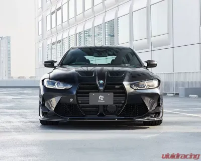 3D Design Carbon Fiber Front Lip Spoiler Set BMW M3 | M4 G80 | G82 2021-2025 - 3101-38222