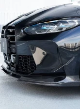 3D Design Carbon Fiber Front Lip Spoiler Set BMW M3 | M4 G80 | G82 2021-2025                                     - 3101-38222 - Image 10