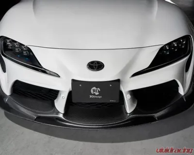 3D Design Carbon Fiber Front Lip Spoiler Toyota J29 A90 Supra 2020+ - 3101-62911