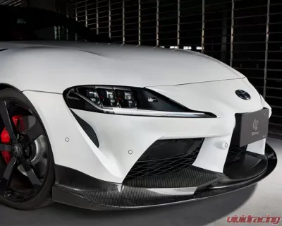 3D Design Carbon Fiber Front Lip Spoiler Toyota J29 A90 Supra 2020+ - 3101-62911