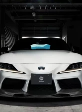 3D Design Carbon Fiber Front Lip Spoiler Toyota J29 A90 Supra 2020+                                     - 3101-62911 - Image 14
