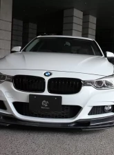 3D Design Carbon Fiber Under Splitter BMW F30 | F31 3-Series M-Sport 2012-2018                                     - 3102-23011 - Image 6